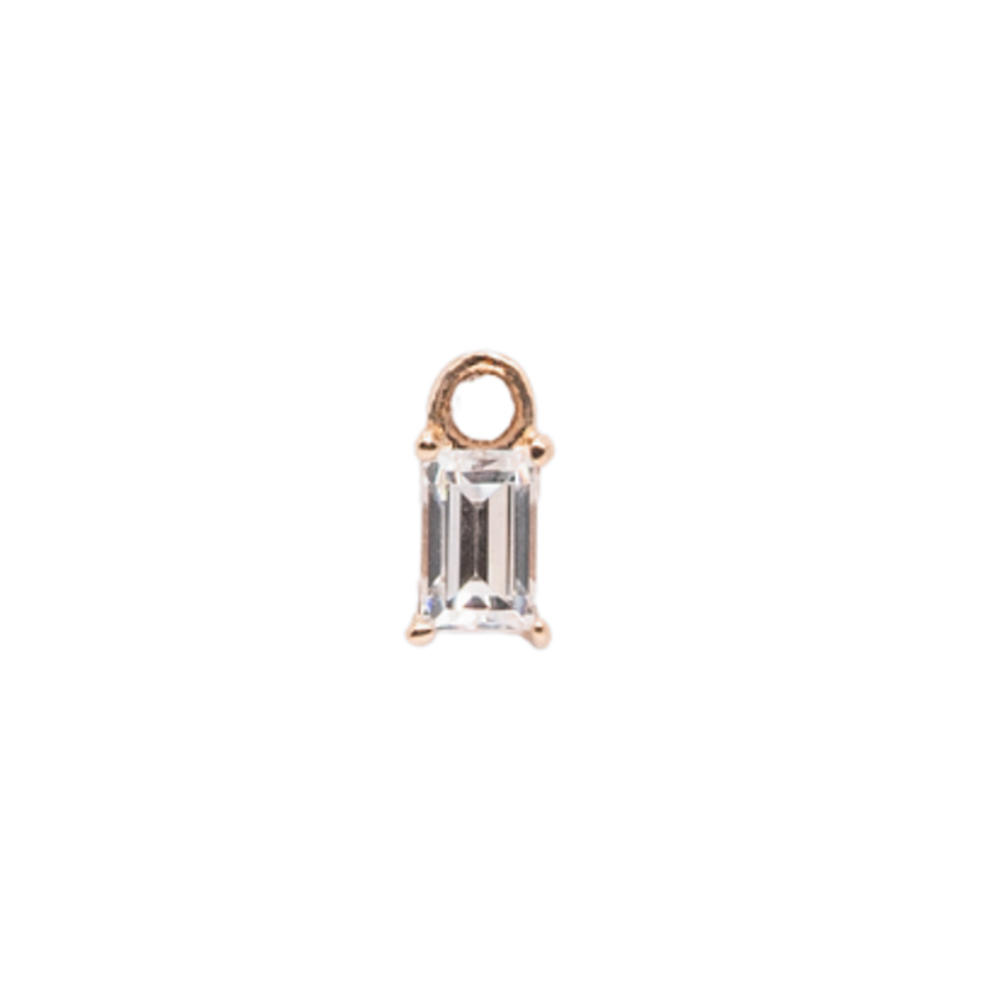 Rectangle Stone Charm