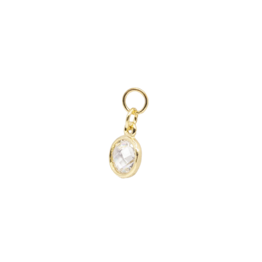 Bezel Set Charm