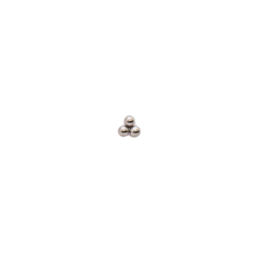 Titanium 3 Bead Cluster (Pack of 10)