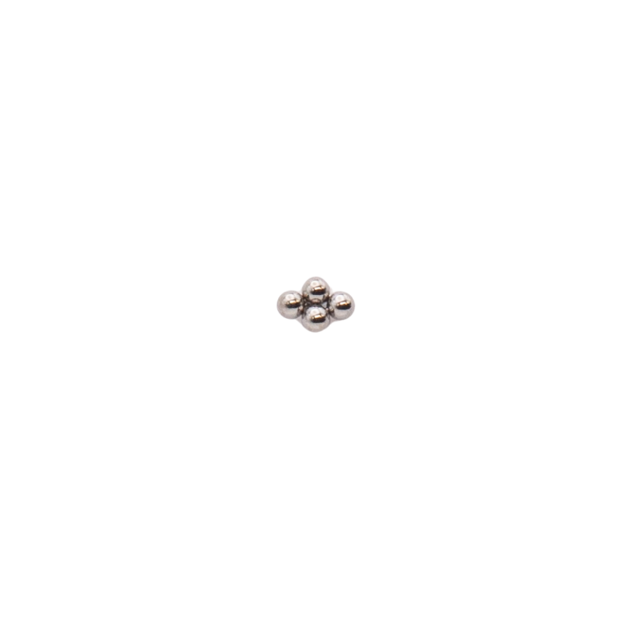 Titanium 4 Bead Cluster (Pack of 10)