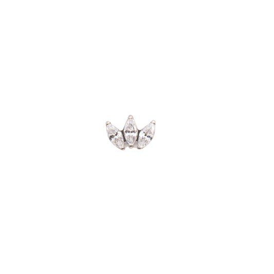 Titanium Triple Marquise Fan
