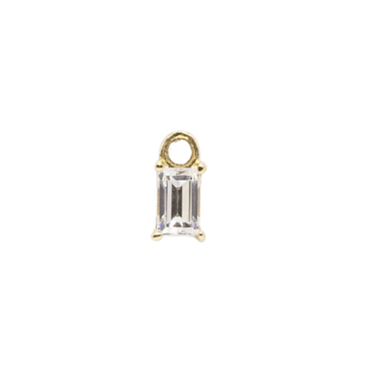 Rectangle Stone Charm