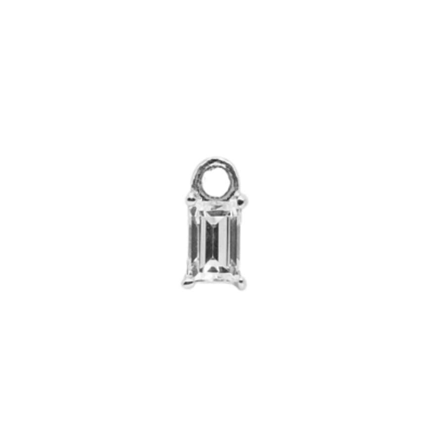 Rectangle Stone Charm