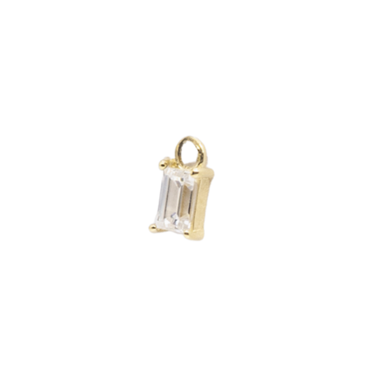 Rectangle Stone Charm