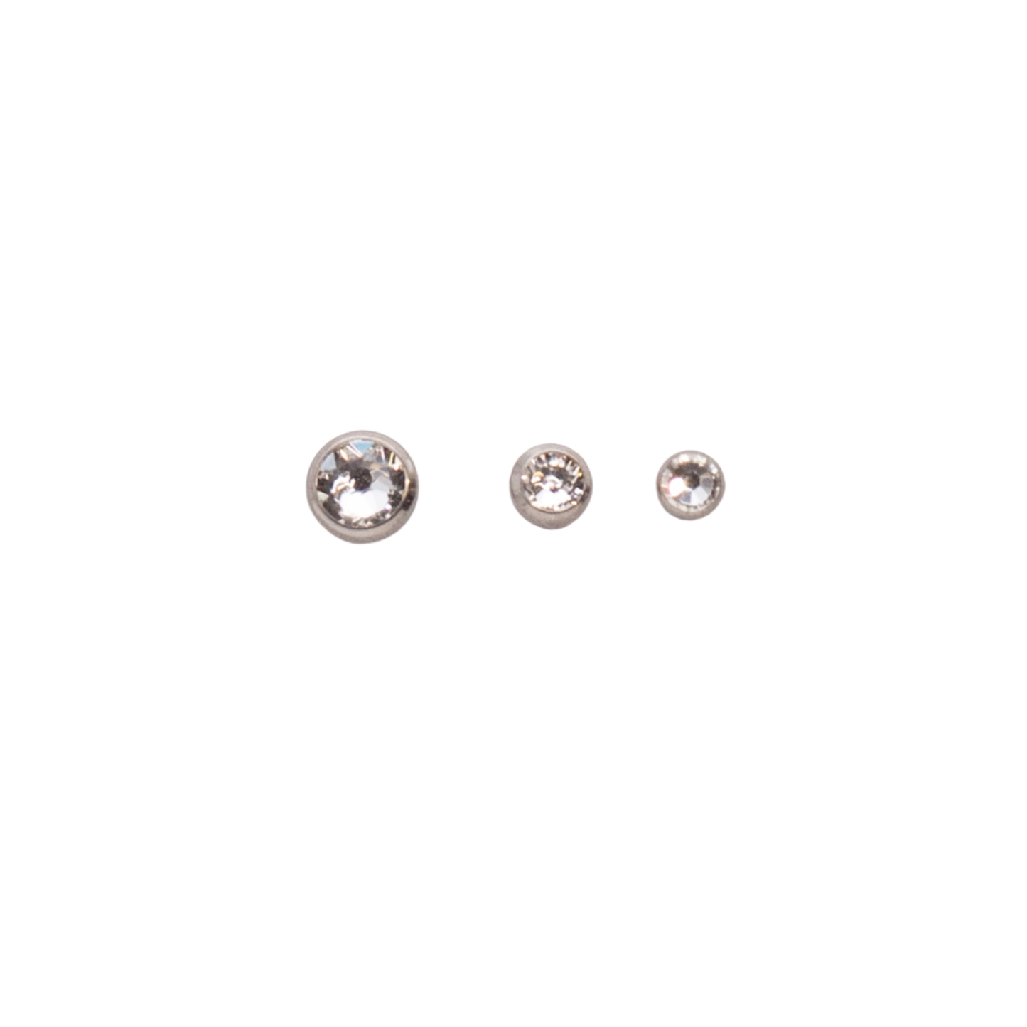 Titanium Low Bezel Set CZ (Pack of 5)